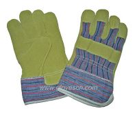 Sell pig split leather gloves
