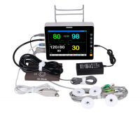 Ultraslim Portable Patient Monitor with 8 Inch Screen and Six Parameters