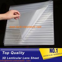 50 Lpi Flip Lenticular Sheet Standard Size PET Material Blank 3d Lenticular Plastic Lens For Offset Printer