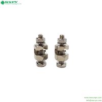 New style High Quality copper riveting earth clamp from NEWSUN PV Solar grounding connector
