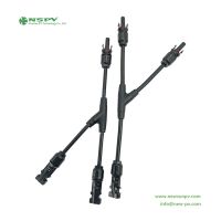Y Type PV4.0 solar assembly used in solar power system for solar power mc4 cable connector with solar cable 2.5/4.0/6.0sqmm