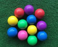 low bounce golf ball, mini golf ball
