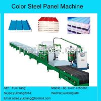 China Factory PU Color Steel Panel Foaming Production Line