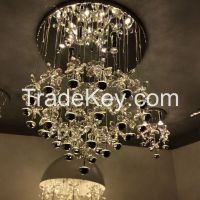 Italian stylish ceiling lights wholesale with Crystal decoration for interior design
