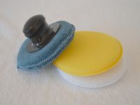 Round Car Care Wax Polishing Sponge Pad Set