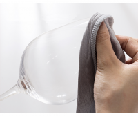 Microfiber Wine Glass Wash Clean Care Cloth Towel