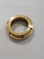 Round brass ring turning cnc machining accessories no burring smoothy surface