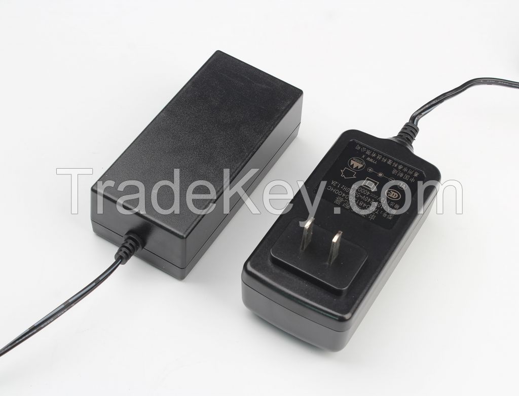 Hotselling 12V 4A 48W Desktop adapter with UL/FCC/CE/GS/CB/RCM