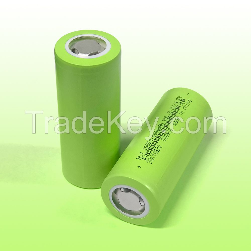 26650 4000mAh lithium rechargeable battery 3C NMC cell  for street light 