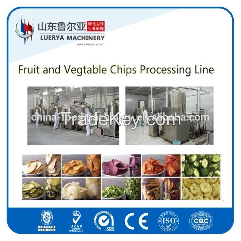 fruit and vegetable chips processing line