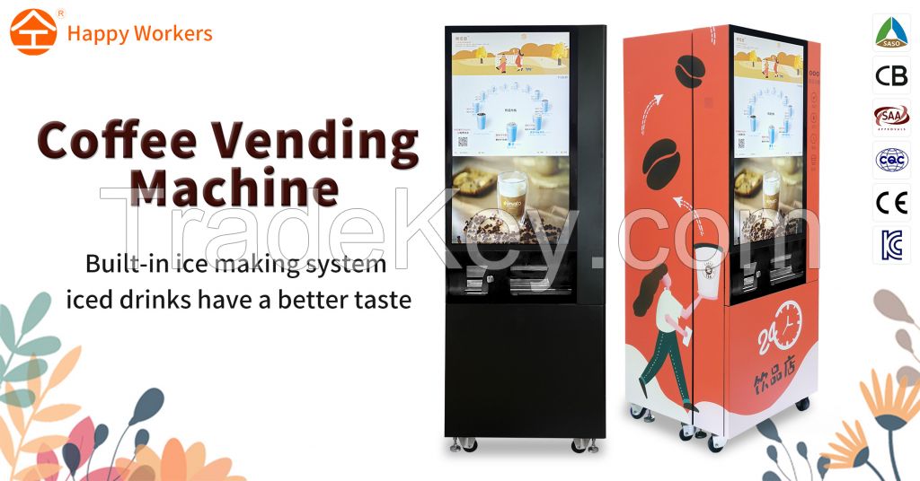 iced/hot Smart Coffee Vending Machine