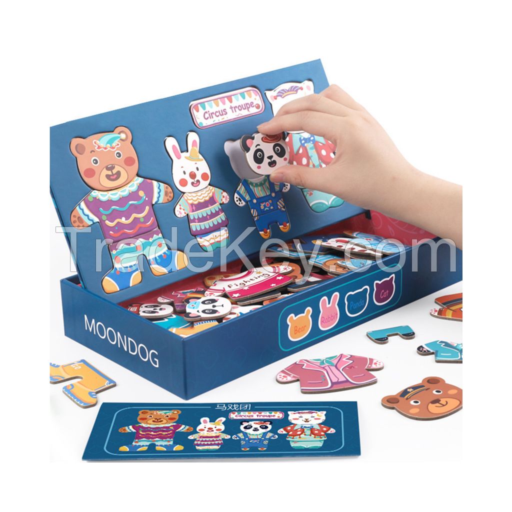 Wooden Magnetic Drawing Board Toys, Educational Toy