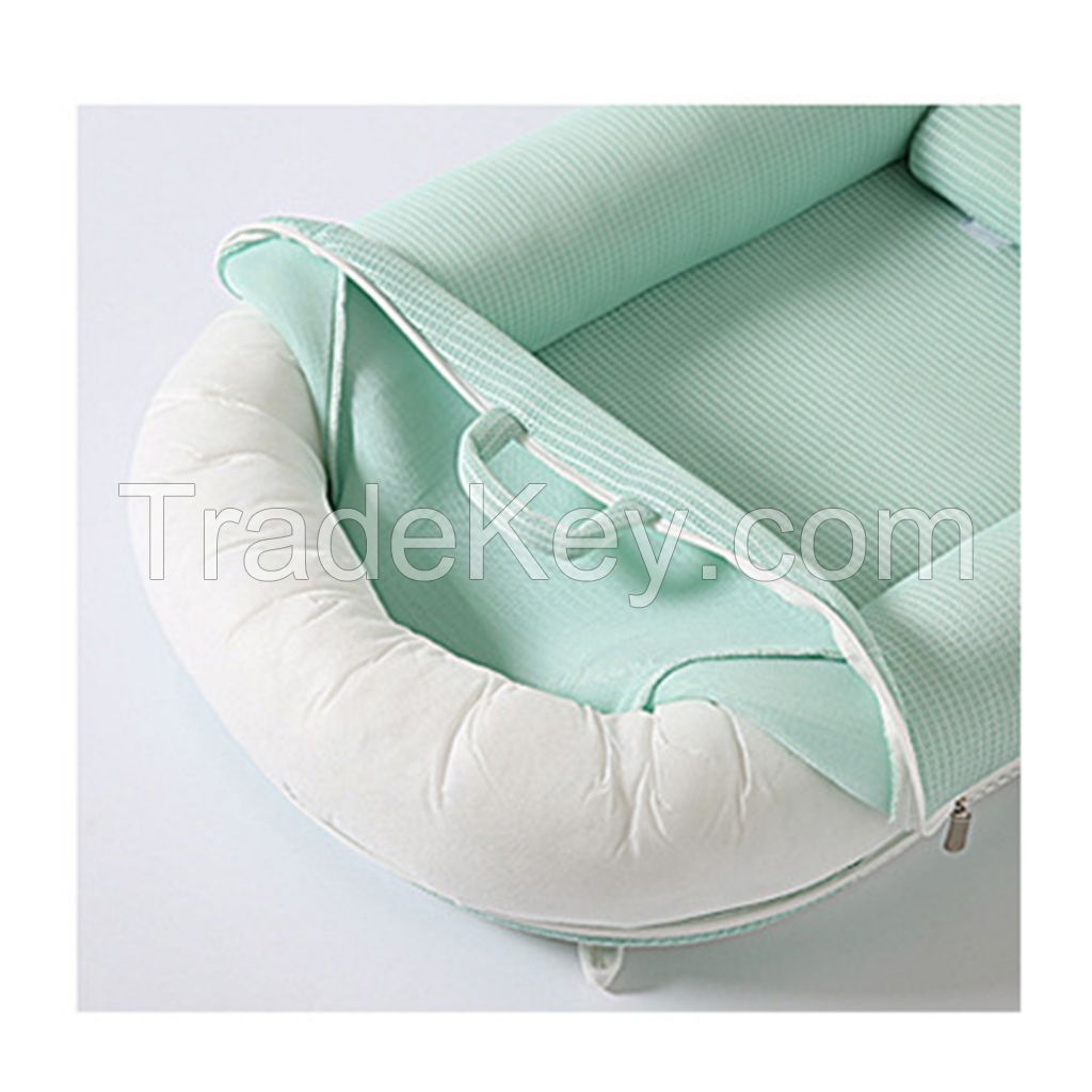 Hot Sale Foldable removable and washable baby cotton portable baby crib
