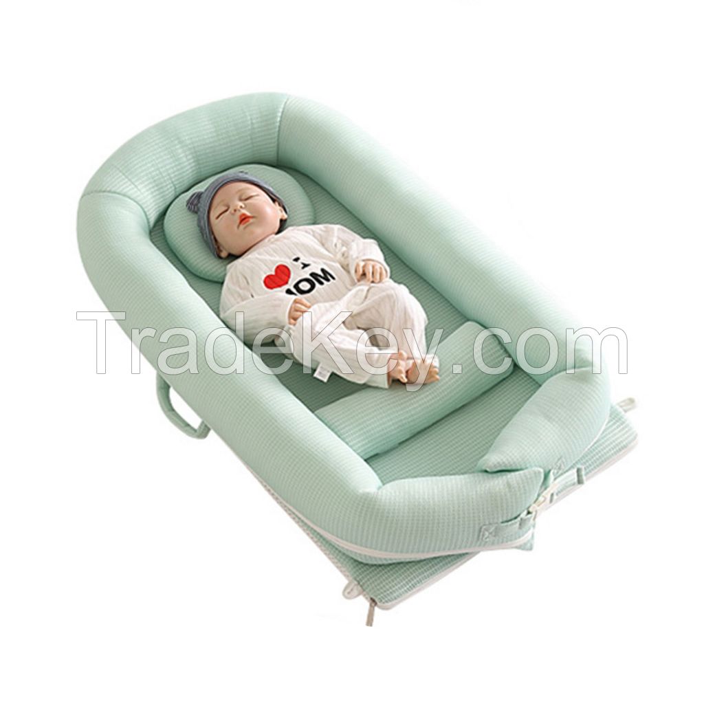 Hot Sale Foldable removable and washable baby cotton portable baby crib