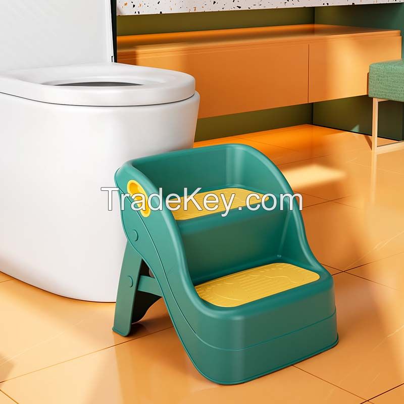 Baby stepping on the foot double-layer stool washbasin increased face wash non-slip foot stool