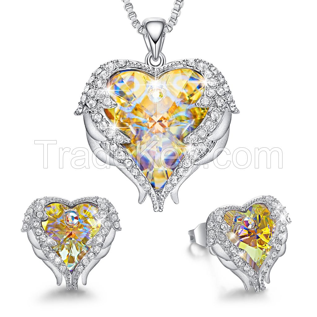 fashion & costume jewelry sets with high quality crystals  alloy or brass jewelry sets 
