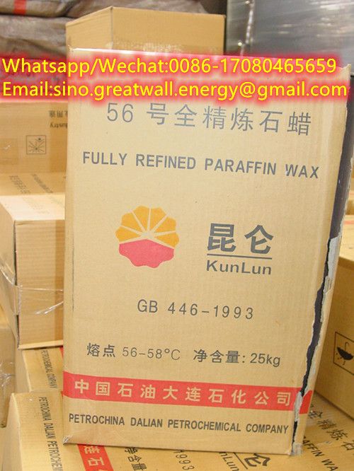 Fully Refined Paraffin Wax/Paraffin Wax/Paraffin Wax 58/60 By China Kunlun  Group Corporation Limited
