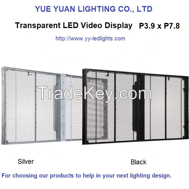 Transparent LED Video Display Screen Stage Background 