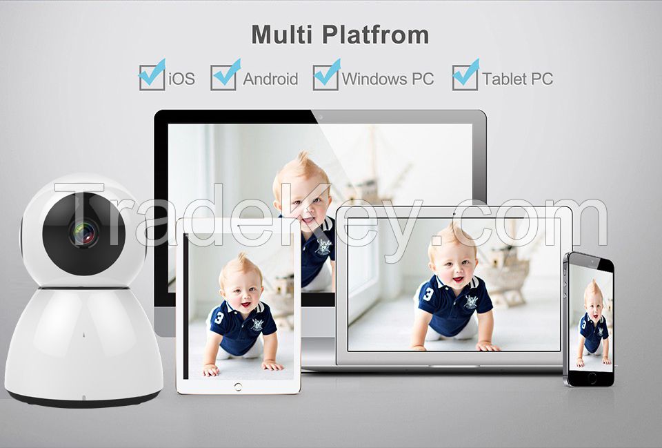 960P resolution 5MP len 4X Digital Zoom Smart PT IP Camera / Baby Monitor 960P resolution