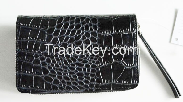 leather long women wallet