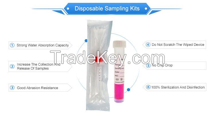 Inactive type Viral transport tube with swabs