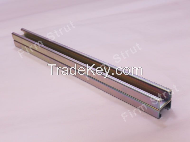 Combined Channel Rail Strut China Zinc Plated Carbon Steel Unistruct Framing C-Channel