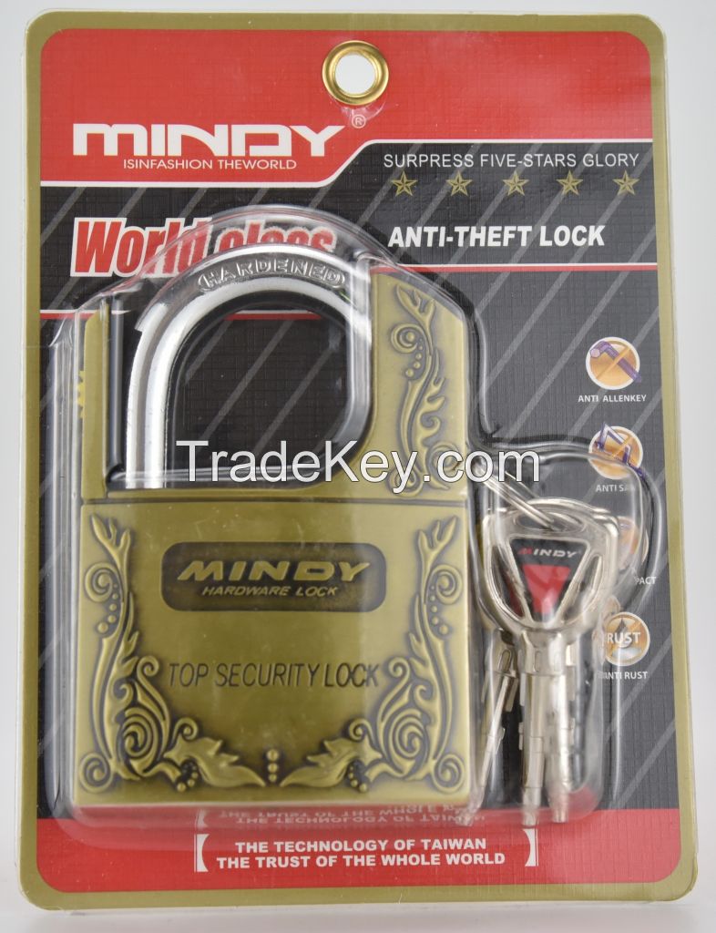 MINDY A4/AF4 alloy bullet/vane padlock