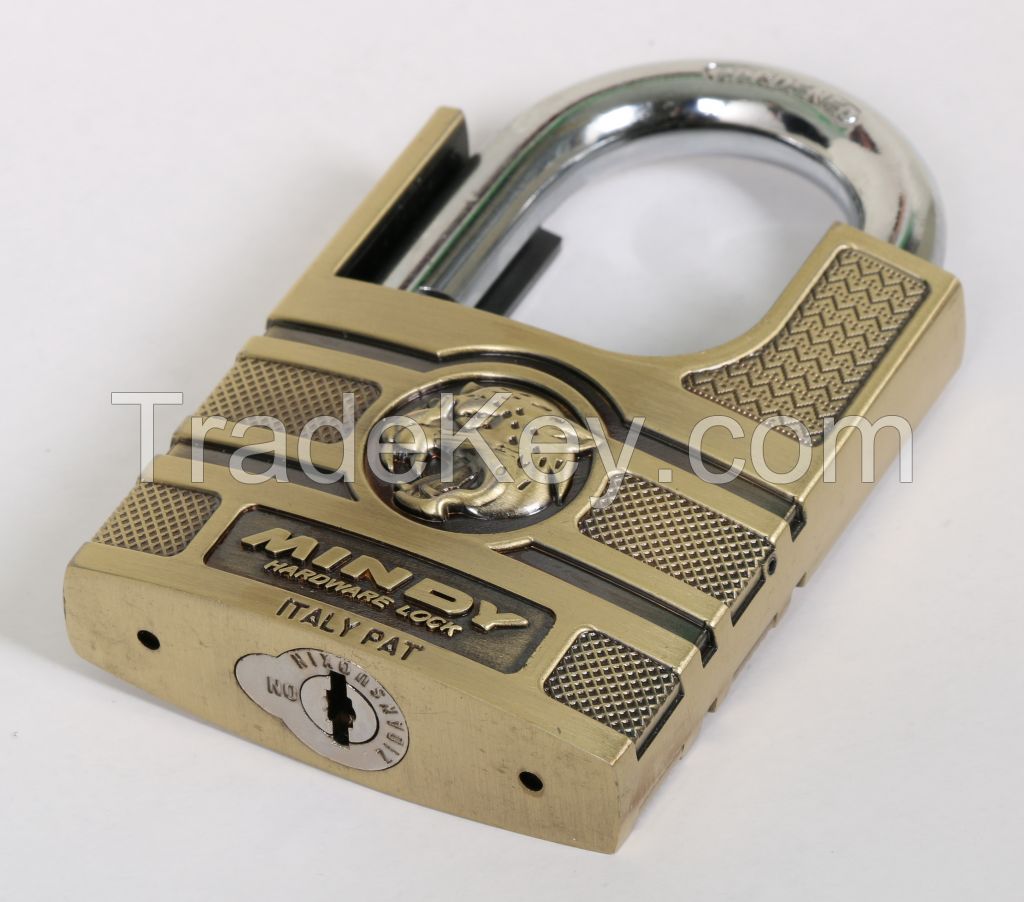 MINDY leopard fashion zinc alloy padlock