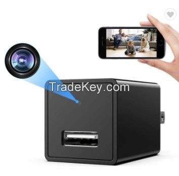 1080P WiFi Spy Camera USB Charger Wireless Mini Hidden Camera