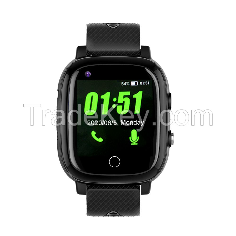 Elderly people Smart Watch GPS phone watch with theremometer, heart rate and blood pressure Android 4g network, IP67 waterproof H05