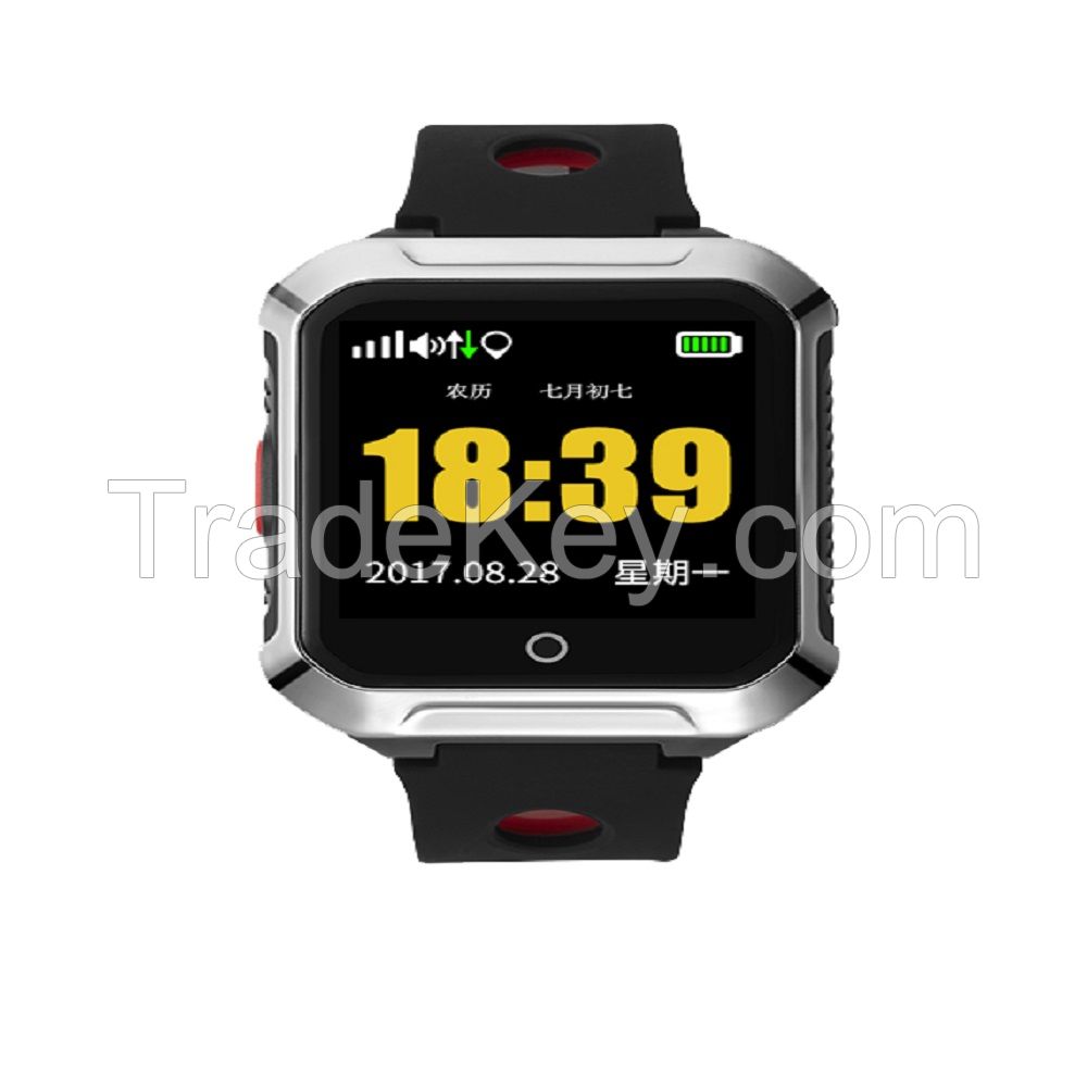 Android GPS Elderly People Smart Watch with Blood Pressure and Heart Monitor Model A20s