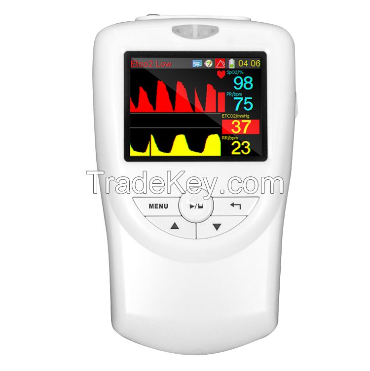 Hospital Equipment H100 Handheld Pulse Oximeter Spo2 Etco2 Anesthesia Patient Monitor