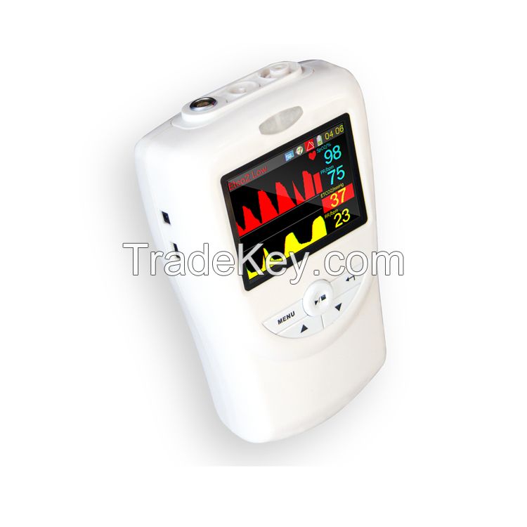 Hospital Equipment H100 Handheld Pulse Oximeter Spo2 Etco2 Anesthesia Patient Monitor