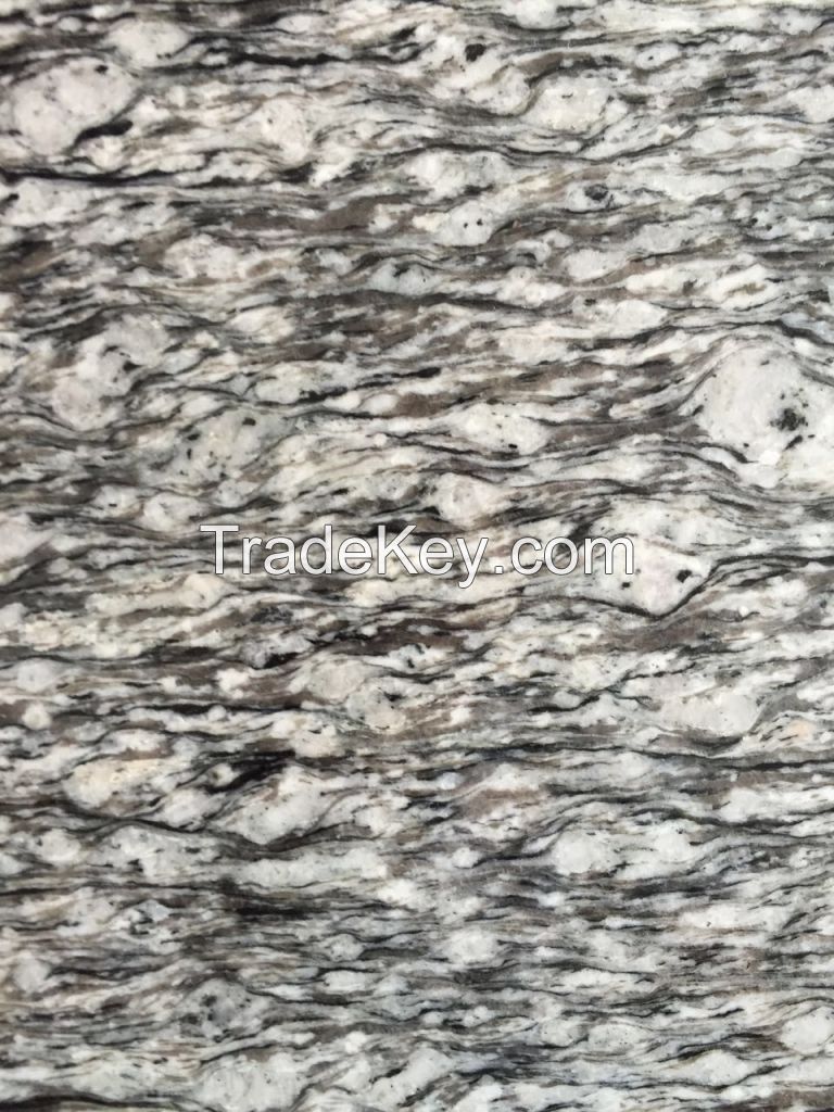 bush hammered white wave G4418 natural granite stone 60x60 tiles flooring