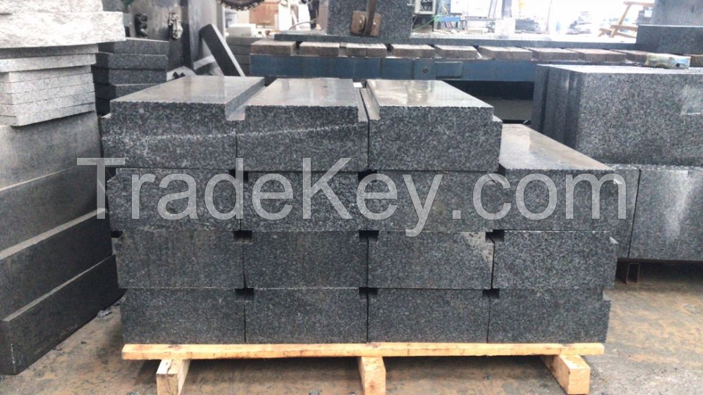 Mirror processing of black granite table panel burning board