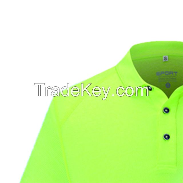 180g cationic ice silk quick-dry polo shirt