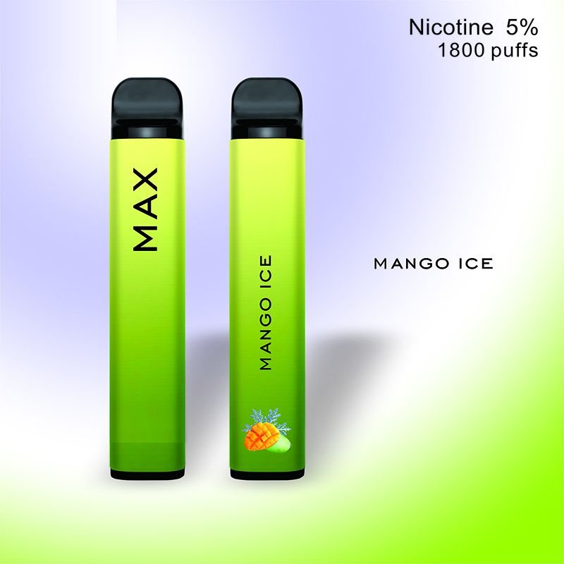 Harmless disposable vape pen 1800 Puffs vape 6ml electronic cigarette for quit smoking cool mint