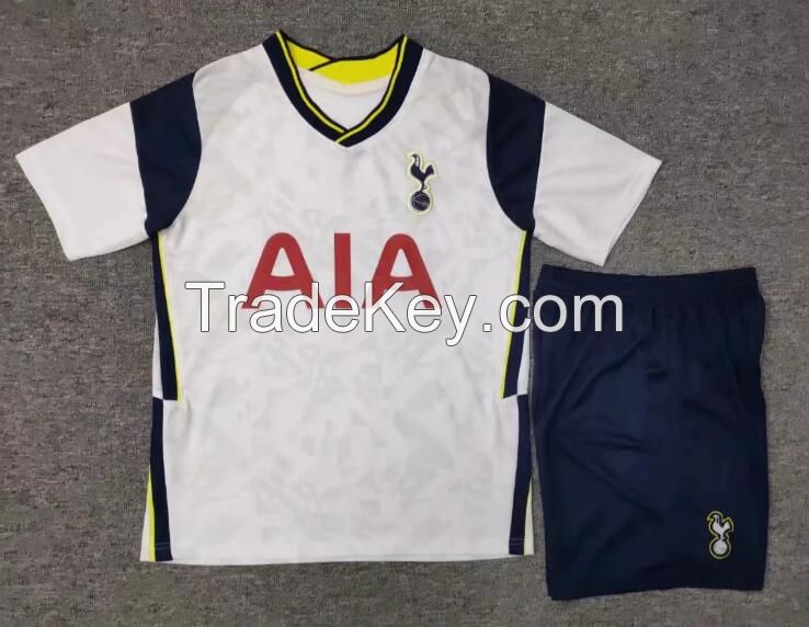 20/21 Tottenham kids kit  home away soccer jersey
