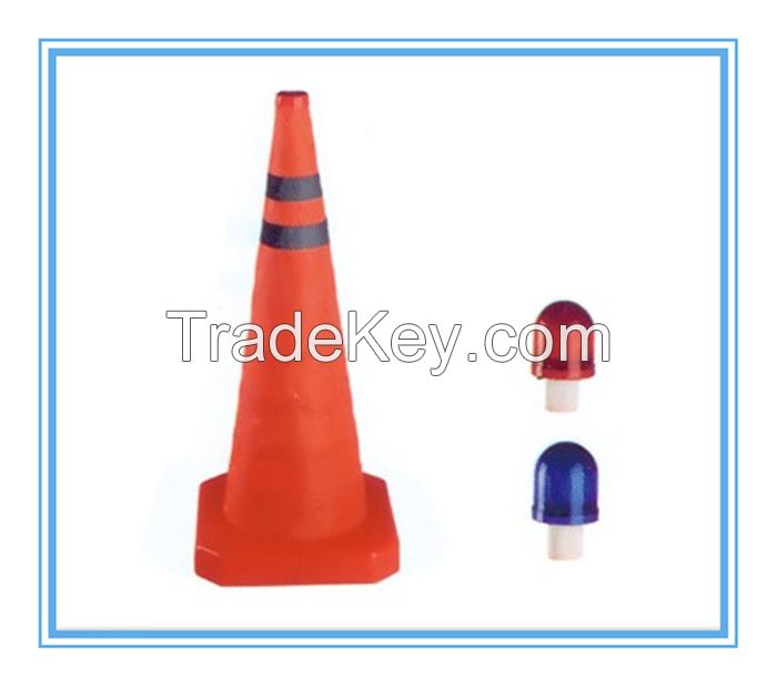 pop up Flexible road Traffic retractable Cone with LED light