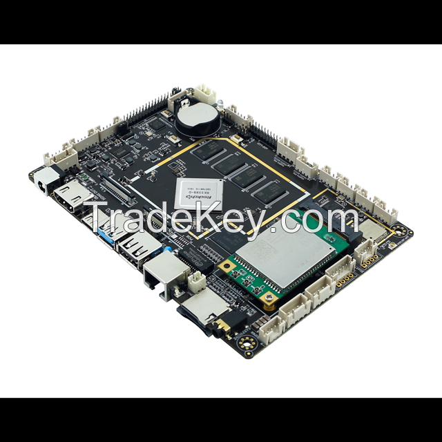 Android Motherboard RK3399 ARM Dual core Cortex-A72 and Quad core A53 1.8GHz Embedded Industrial main board