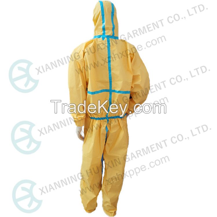 Nonwoven Coverall EN14126 certificated HXCR-C