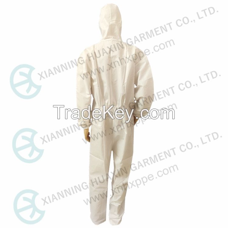 Microporous Nonwoven Coverall Type5/6 HXCR-04
