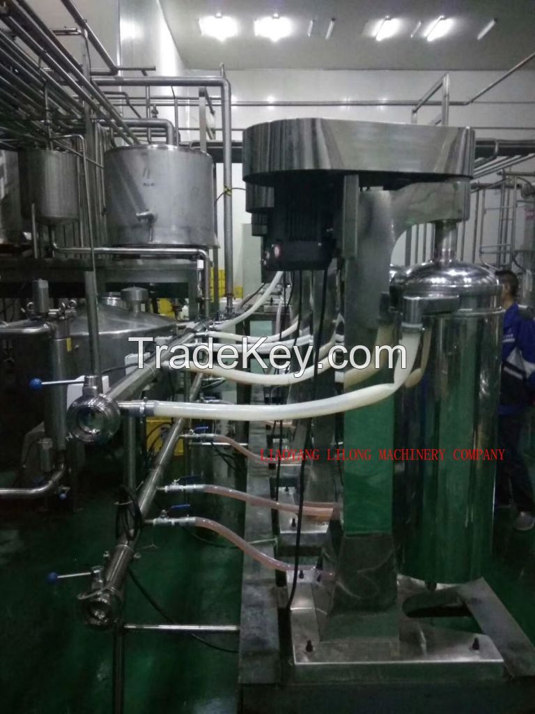 Milk Cream Tubular Centrifuge Separator