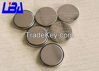LiMnO2 Coin Cell Lithium Button Batteries Primary CR2032 3V 240mAh