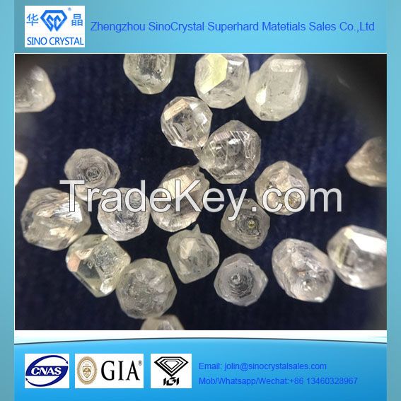 Manufacturer 1.0-4.5mm HPHT CVD synthetic diamond raw diamonds rough diamonds