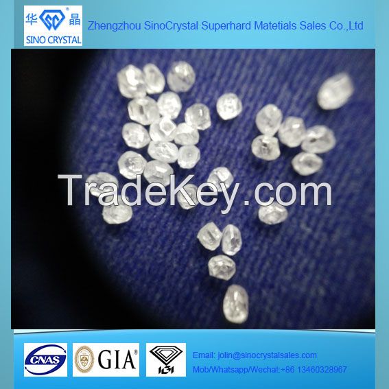 Manufacturer 1.0-4.5mm HPHT CVD synthetic diamond raw diamonds rough diamonds
