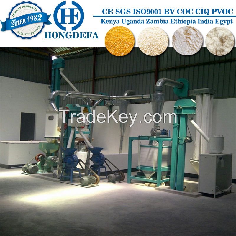 small capacity maize milling plant