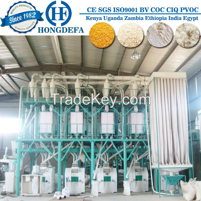 Various Capacity 20-100t-24h fine Maize Grinding Machine