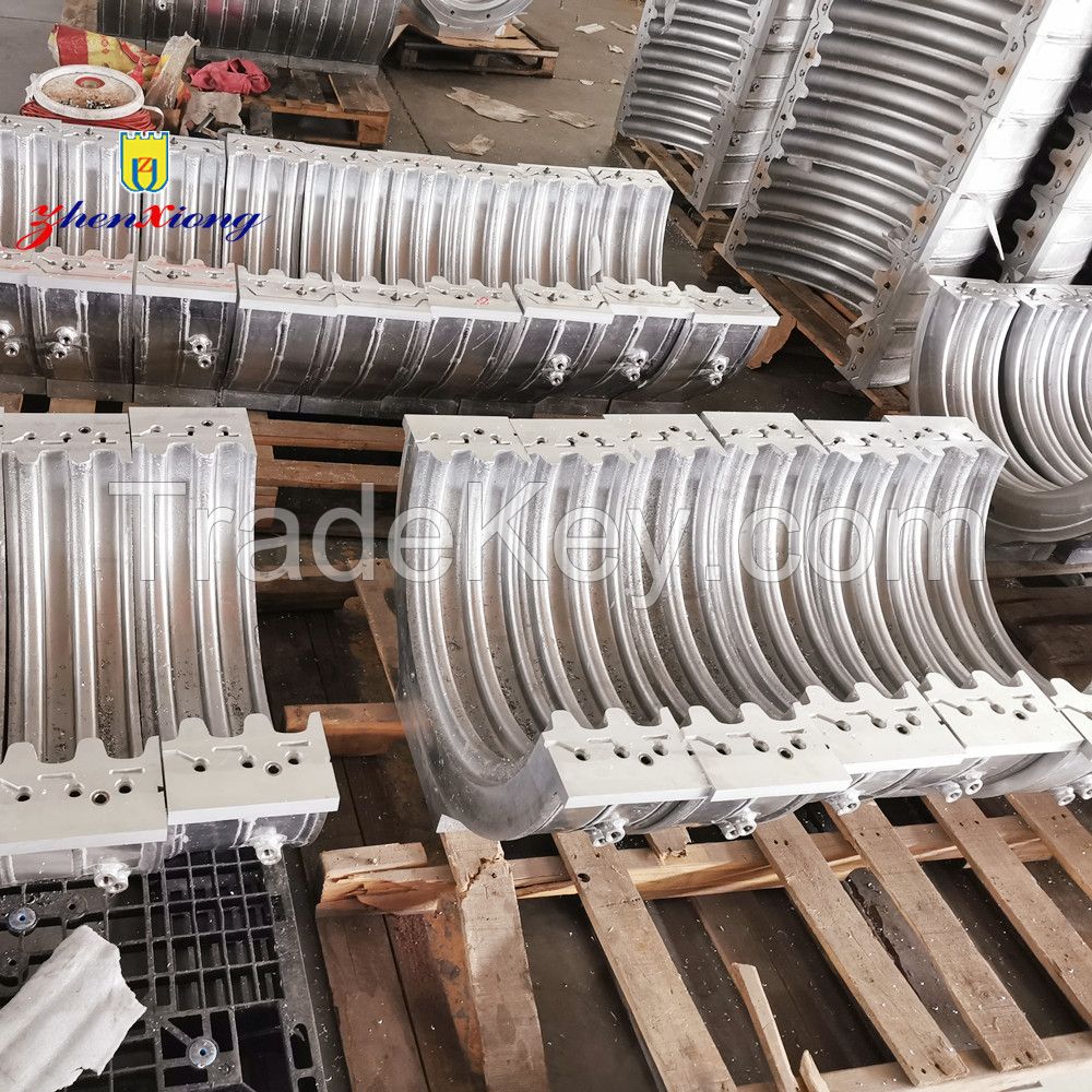 HDPE plastic double wall corrugated pipe production machine