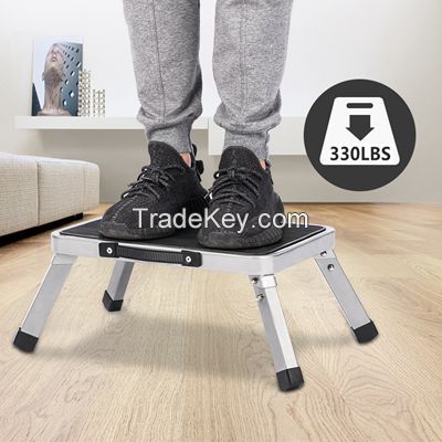 Foot Step Stool With ANon Skid Rubber Platform , Lightweight and Stur